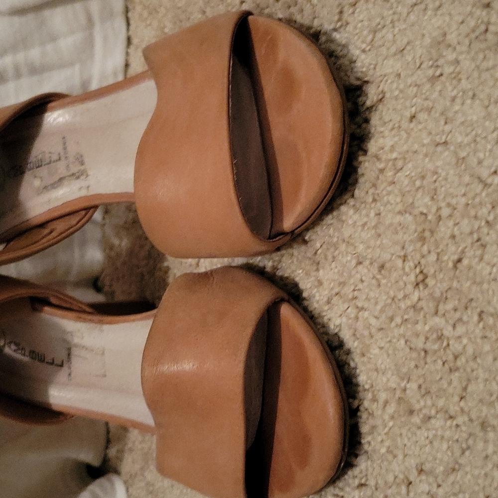 Jeffrey Campbell nude wrap around heels sz 7.5 - Picture 9 of 11